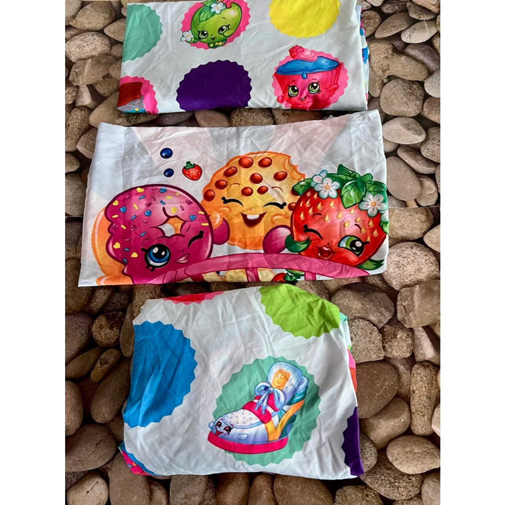 Twin Size Shopkins Sheet Set